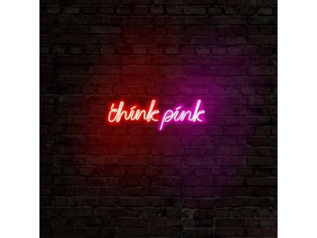 WALLXPERT Dekorativna rasveta Think Pink Red
