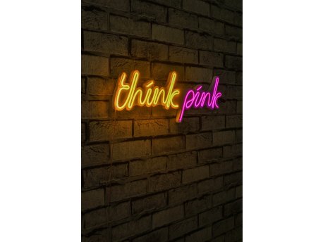 WALLXPERT Dekorativna rasveta Think Pink Yellow
