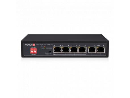 PROVISION POES-0472GC+2G 4-kanalni Gaiga PoE switch 60w + 2 uplink