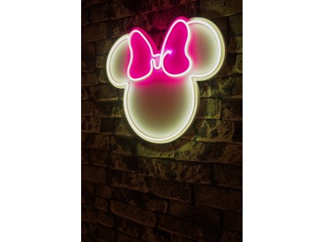 WALLXPERT Dekorativna rasveta Sweet Mouse WhitePink