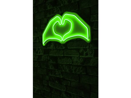 WALLXPERT Dekorativna rasveta Sweetheart Green