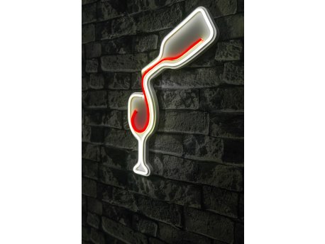 WALLXPERT Dekorativna rasveta Wine White Red