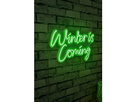 WALLXPERT Dekorativna rasveta Winter is Coming Green