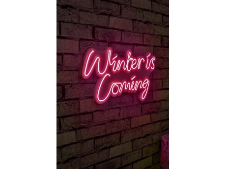 WALLXPERT Dekorativna rasveta Winter is Coming Pink