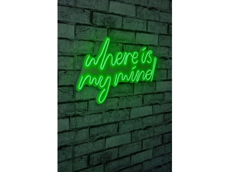 WALLXPERT Dekorativna rasveta Where Is My Mind Green