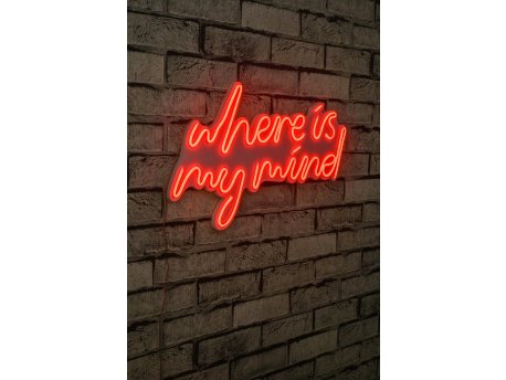 WALLXPERT Dekorativna rasveta Where Is My Mind Red