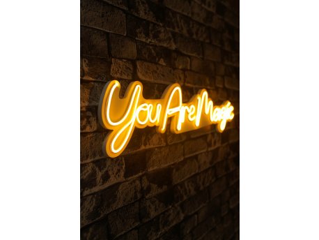 WALLXPERT Dekorativna rasveta You are Magic Yellow