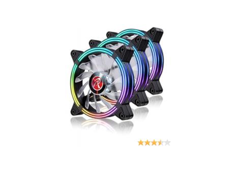 Raijintek EOS 12 RBW ADD-3, ARGB x3 PWM Ventilator