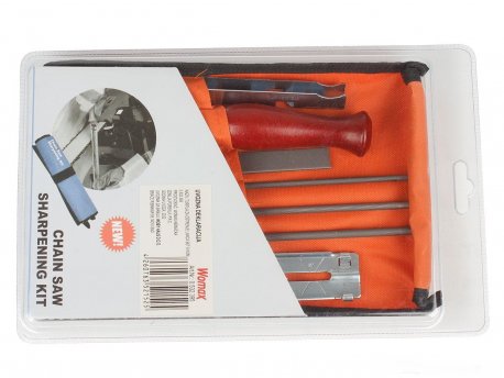 WOMAX Set turpija za oštrenje lanaca 8 komada 0532395