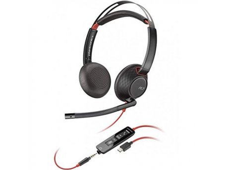 Poly Blackwire C5220 USB-C/3,5mm Stereo NC slušali MS