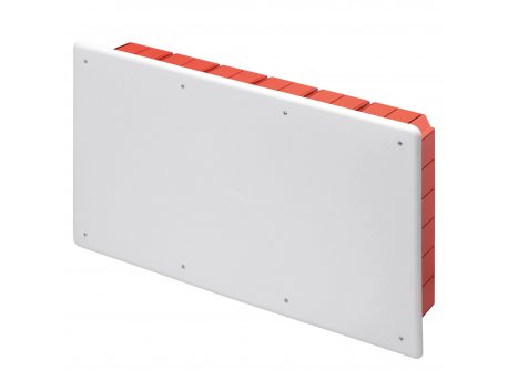 GEWISS Razvodna kutija za beton sa poklopcem i DIN šinom GW48011 516X294X90mm crveno-bela