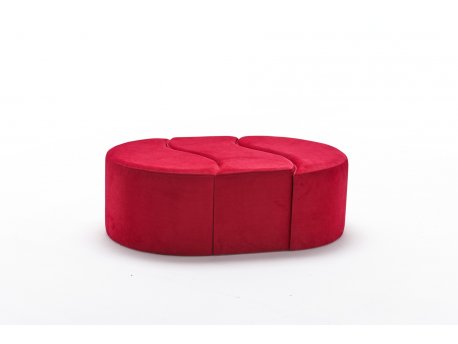 Atelier del Sofa Tabure Alya Puf Red
