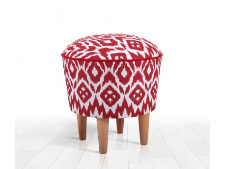 Atelier del Sofa Tabure Cor Red White