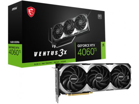 MSI GeForce RTX™ 4060 Ti VENTUS 3X 16G OC GDDR6