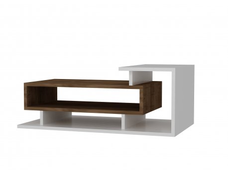 HANAH HOME Sto za dnevnu sobu Spring White Walnut