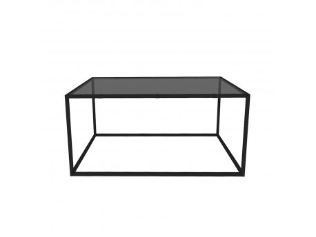 HANAH HOME Sto za dnevnu sobu Lizbon Smoked Glass