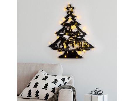 WALLXPERT Zidna dekoracija XMASBLACK 024