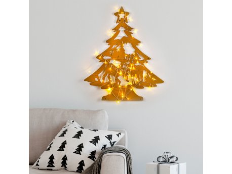 WALLXPERT Zidna dekoracija XMASGOLD 024