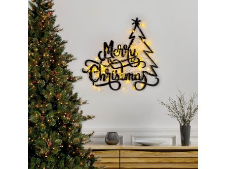 WALLXPERT Zidna dekoracija XMASBLACK 008