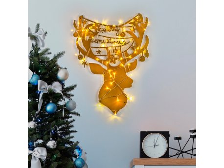 WALLXPERT Zidna dekoracija XMASGOLD 026