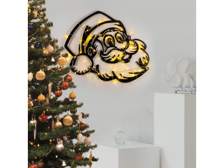 WALLXPERT Zidna dekoracija XMASBLACK 014