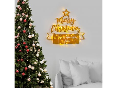 WALLXPERT Zidna dekoracija XMASGOLD 004