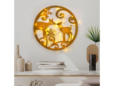 WALLXPERT Zidna dekoracija XMASGOLD 029