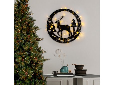 WALLXPERT Zidna dekoracija XMASBLACK 032