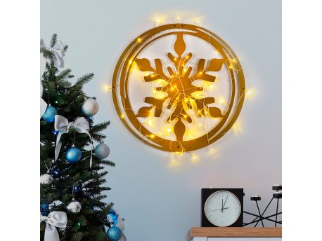 WALLXPERT Zidna dekoracija XMASGOLD 020