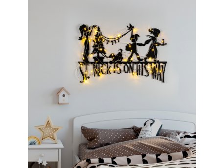 WALLXPERT Zidna dekoracija XMASBLACK 011
