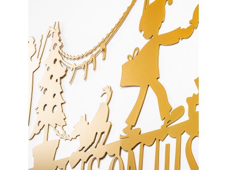WALLXPERT Zidna dekoracija XMASGOLD 011