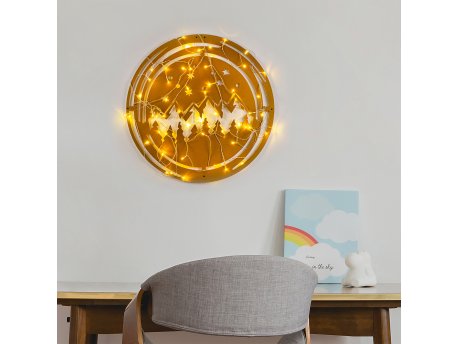 WALLXPERT Zidna dekoracija XMASGOLD 019