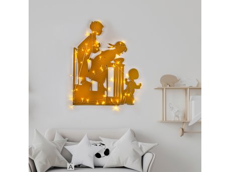 WALLXPERT Zidna dekoracija XMASGOLD 018