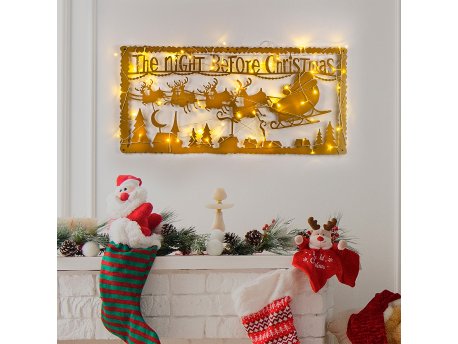 WALLXPERT Zidna dekoracija XMASGOLD 012