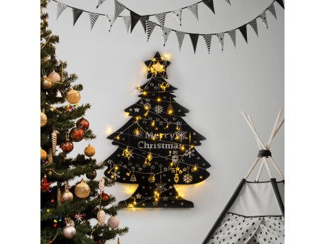 WALLXPERT Zidna dekoracija XMASBLACK 031