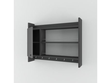 HANAH HOME Kuhinjska polica Knerr Anthracite