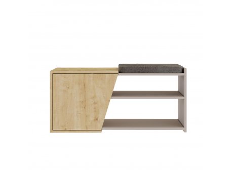 HANAH HOME Cipelarnik Fiona Oak Light Mocha