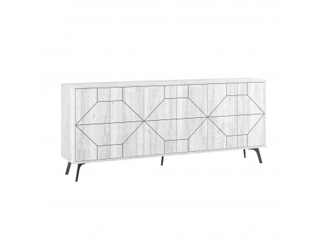 HANAH HOME Komoda Dune 183 bela