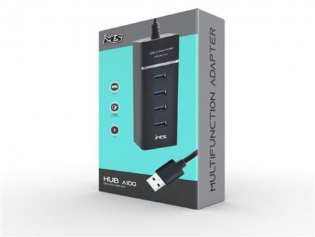 MS USB HUB A100, 4xUSB3.0,