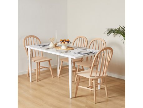 HANAH HOME Trpezarijski sto Pineios White