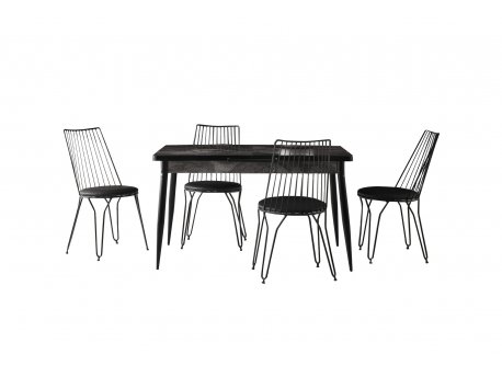 HANAH HOME Trpezarijski sto Metal Otomatik 1173