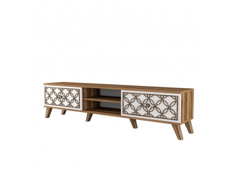 HANAH HOME TV polica Class Walnut White (845HCT3005)