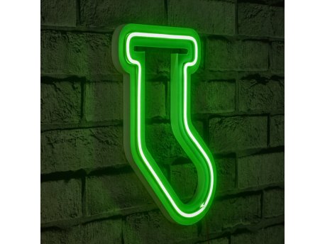 WALLXPERT Dekorativno LED osvetljenje, SOCKS, zelene (395NGR1965)