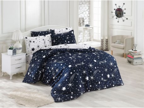 L`ESSENTIEL MAISON Komplet posteljina Halley Dark Blue