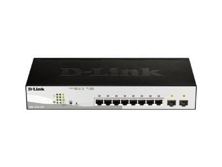 D LINK Smart LAN Switch DGS-1210-10P 8PoEport/2SFP