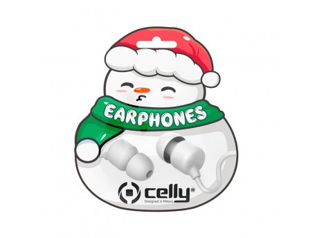 CELLY Xmasearsnow žičane bubice slušalice