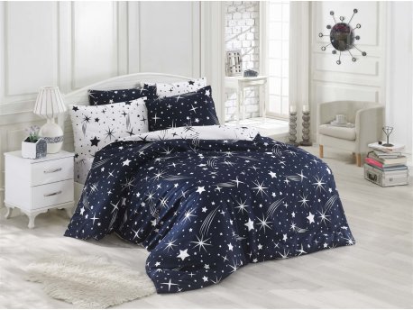 L`ESSENTIEL MAISON Komplet posteljina Halley Dark Blue (143EPJ4237)