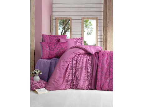 L`ESSENTIEL MAISON Komplet posteljina Oyku Claret Red