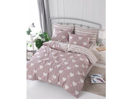 L`ESSENTIEL MAISON Posteljina Herz Dusty Rose