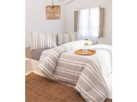 L`ESSENTIEL MAISON Komplet posteljina (240 x 220) Viento Grey Dark Blue
